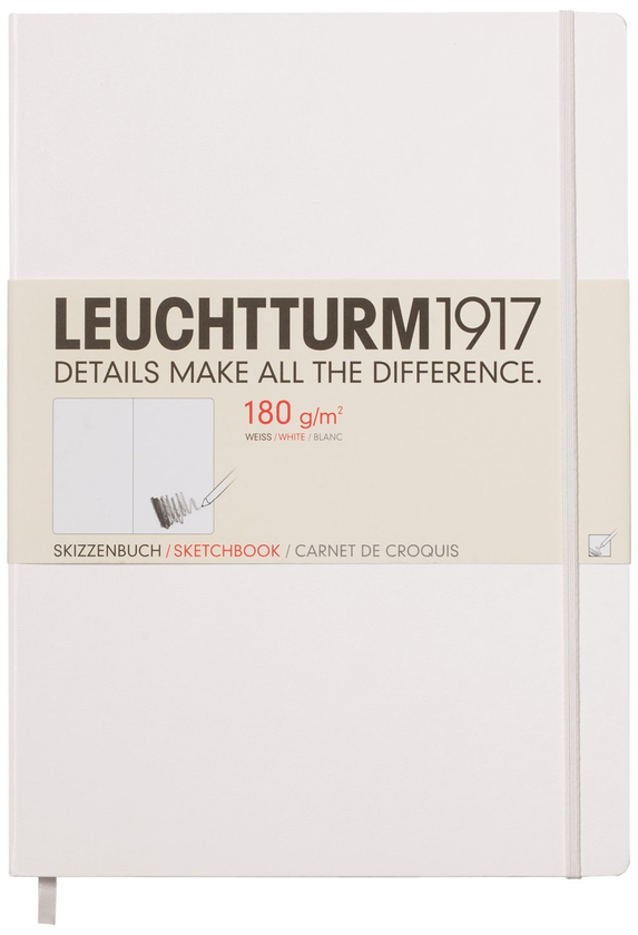  «Скетч-Бук LEUCHTTURM1917 Master Slim А4+ білий (345003)», бренду Leuchtturm1917 - фото №1