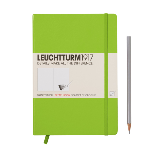  «Скетч-Бук LEUCHTTURM1917 Medium лайм (344667)», бренду Leuchtturm1917 - фото №1
