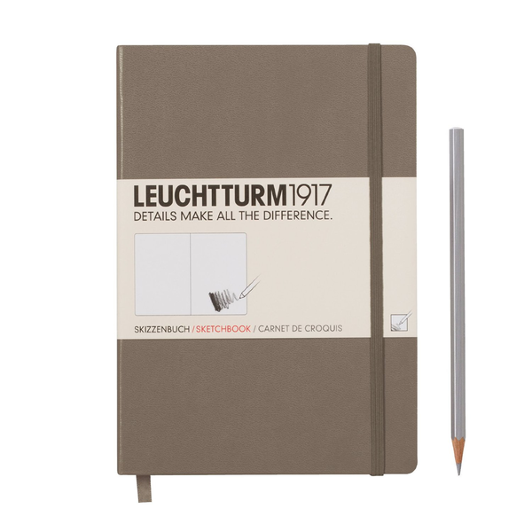  «Скетч-Бук LEUCHTTURM1917 Medium темно-серый (344665)», бренда Leuchtturm1917 - фото №1
