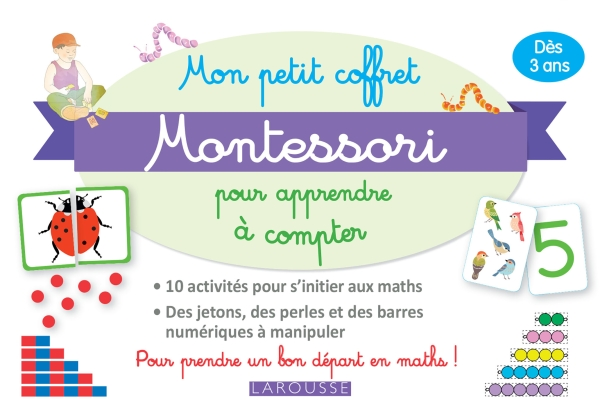 Бумажная книга «Mon petit coffret Montessori pour apprendre à compter» - фото №1
