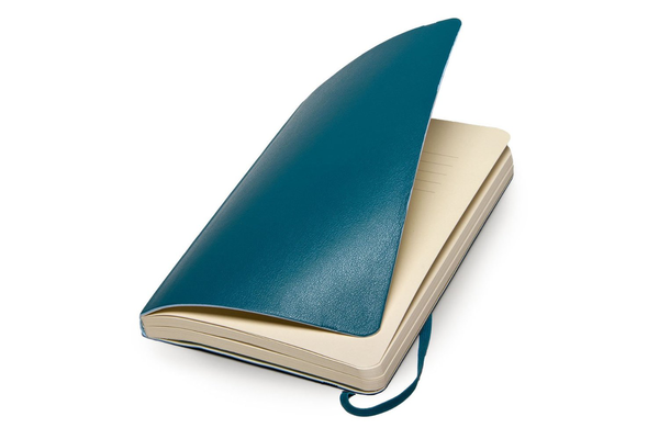 «Карманная записная книжка Moleskine Classic Soft в точку бирюзовая (QP614B6#9788867323555)», бренда Moleskine - фото №1