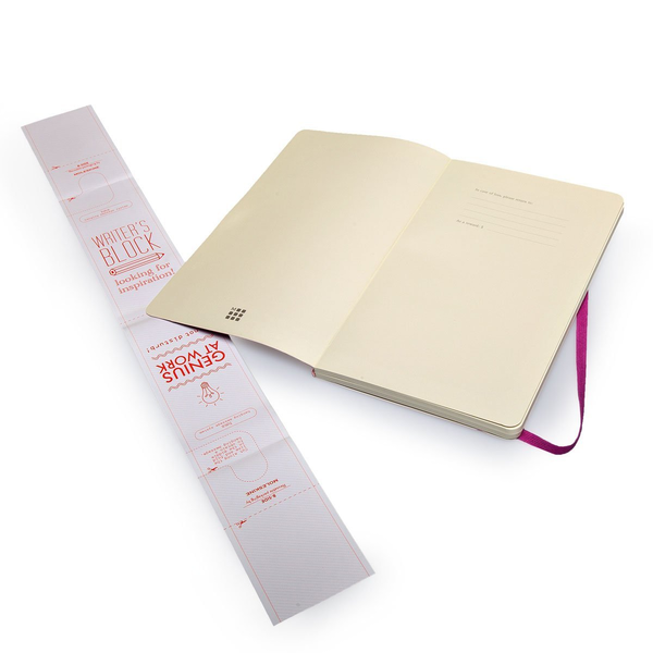 «Записная книжка Moleskine Classic Soft нелинованная маджента (QP618H4)», бренда Moleskine - фото №1