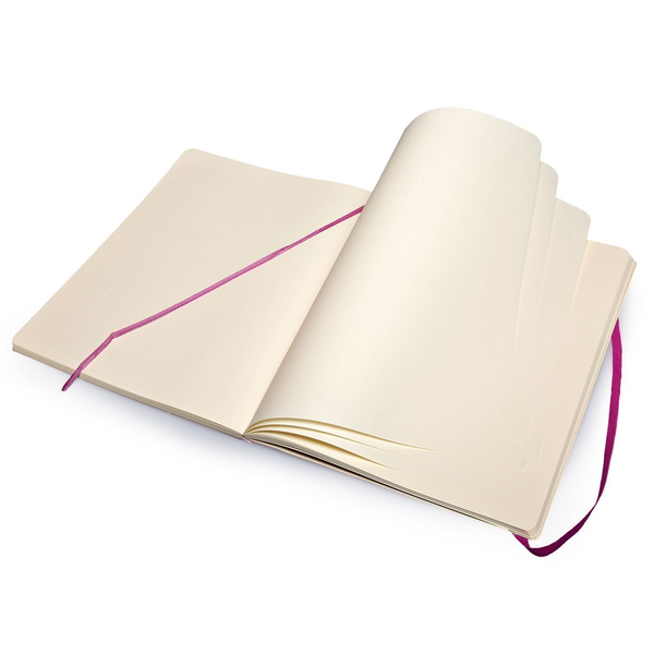  «Нотатник Moleskine Classic Soft нелінований 19х25 см маджента (QP623H4)», бренду Moleskine - фото №1