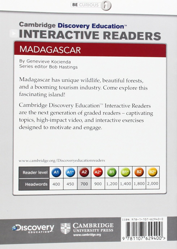 Бумажная книга «Madagascar. Low Intermediate. Book with Online Access», автор Женевьева Косьенда - фото №1