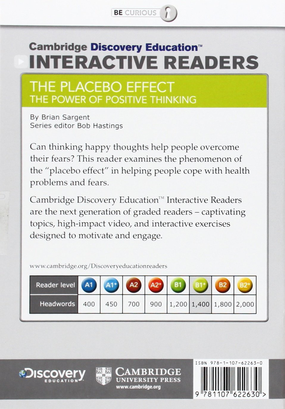 [object Object] «The Placebo Effect: the Power of Positive Thinking Intermediate Book with Online Access», автор Брайан Саджент - фото №3 - миниатюра