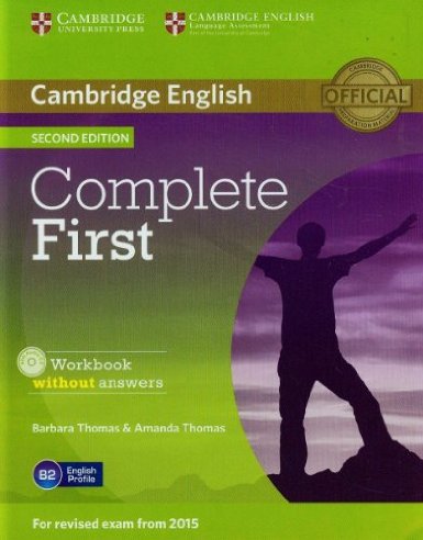 [object Object] «Complete First Workbook without Answers with Audio CD», авторів Барбара Томас, Аманда Томас - фото №1