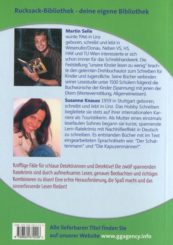 Паперова книга «Der Schattenmann - Ratekrimis», авторів Сьюзен Кнаусс, Мартін Зелле - фото №1