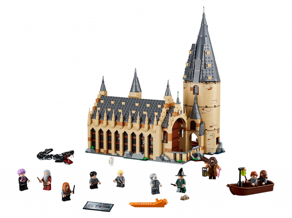  «Конструктор LEGO Harry Potter Большой зал Хогвартса 878 деталей (75954)», бренда LEGO - фото №1