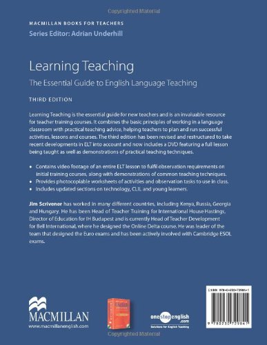 Бумажная книга «Learning Teaching: The Essential Guide to English Language Teaching + DVD», автор Джим Скривнер - фото №1