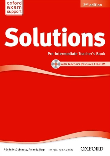 Бумажная книга «Solutions: Pre-Intermediate: Teacher's Book and CD-ROM Pack» - фото №1