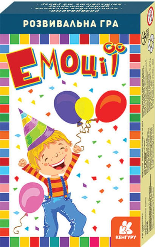 Бумажная книга «Розвивальна гра Кенгуру Емоції (9789667505790)» - фото №1