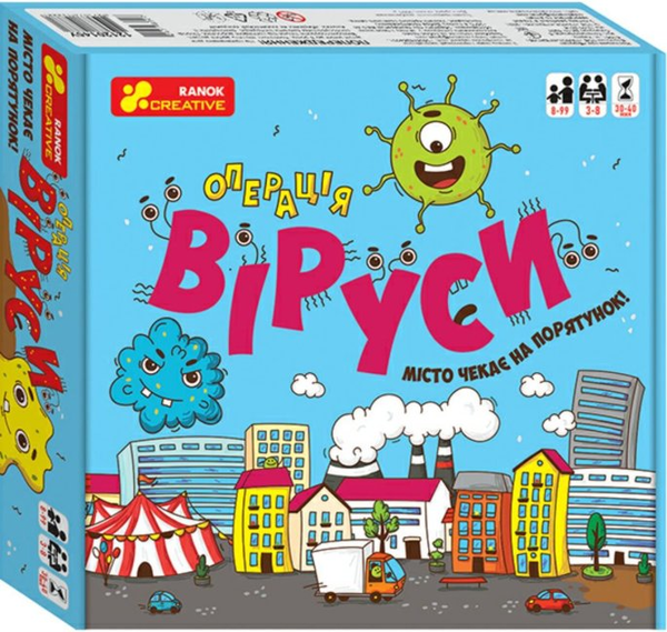  «Настольная игра Ranok-Creative Операция 'Вирусы' (12120145У)», бренда Ranok-Creative - фото №1
