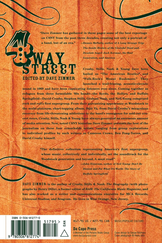 Бумажная книга «Four Way Street», автор Дейв Циммер - фото №1