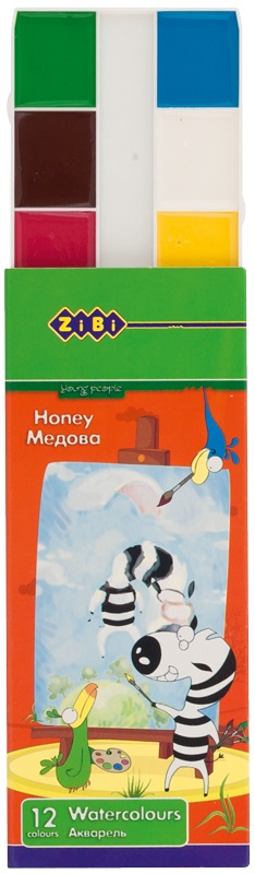 undefined «Акварель ZiBi 12 цветов (ZB.6501)», бренда Zibi - фото №3 - миниатюра