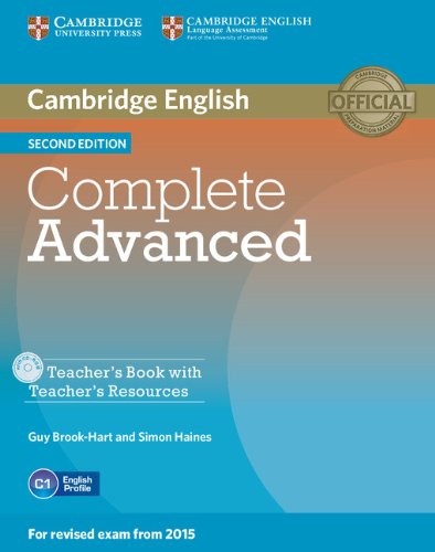 Паперова книга «Complete Advanced Teacher's Book with Teacher's Resources CD-ROM», авторів Гай Брук-Харт, Саймон Хаінпас - фото №1