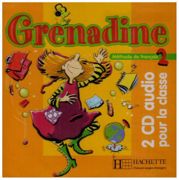 Паперова книга «Grenadine Niveau 2 CD Audio Classe (2 CD-ROM)», автор Марі-Лаура Полетті - фото №1
