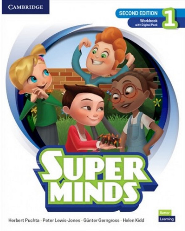 [object Object] «Super Minds  2nd Edition 1 Workbook with Digital Pack British English», авторів Герберт Пухта, Пітер Льюїс-Джонс, Гюнтер Гернгросс, Гелен Кідд - фото №1