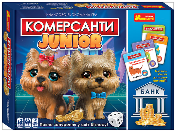  «Настольная игра Ranok-Creative Коммерсанты. Junior (10120162У)», бренда Ranok-Creative - фото №1