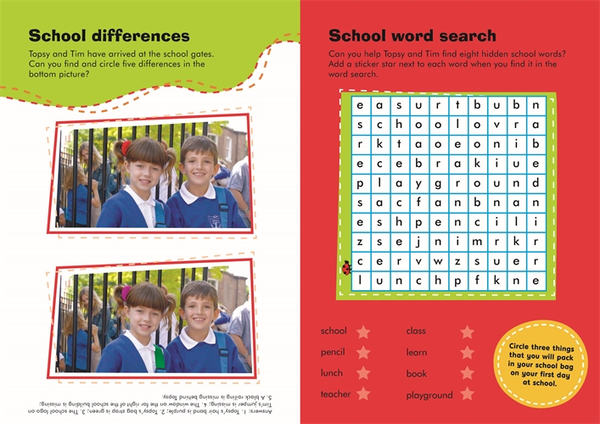 [object Object] «Topsy and Tim: Our School Day. Sticker Activity Book» - фото №4 - миниатюра