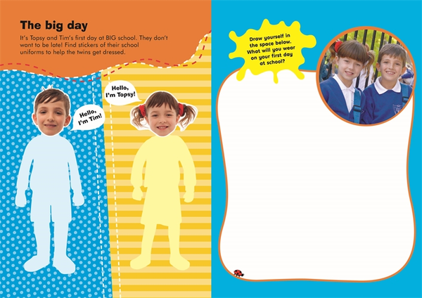 [object Object] «Topsy and Tim: Our School Day. Sticker Activity Book» - фото №3 - миниатюра