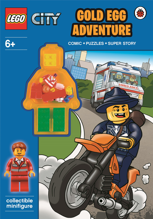 [object Object] «LEGO City: Gold Egg Adventure Activity Book with Minifigure» - фото №1