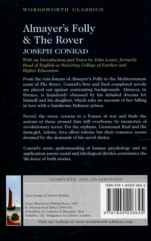 Бумажная книга «Almayer's Folly And The Rover», автор Джозеф Конрад - фото №1
