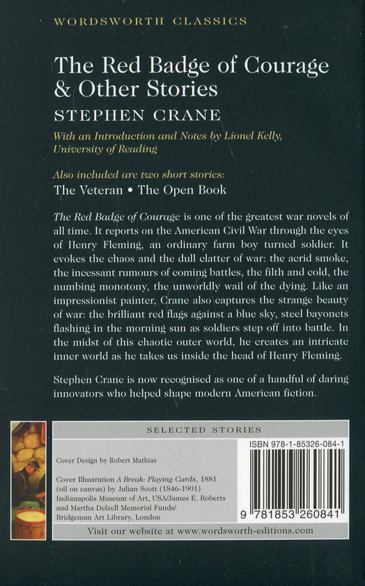 Бумажная книга «The Red Badge of Courage and Other Stories», автор Стивен Крейн - фото №1
