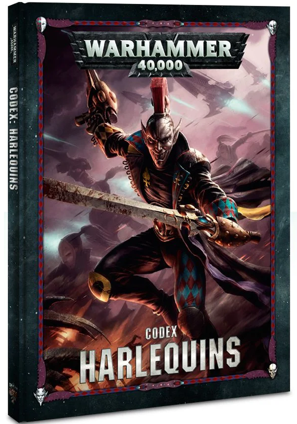  «Games Workshop  Warhammer 40,000 Codex: Harlequins (60030111003)», бренда Games Workshop - фото №1