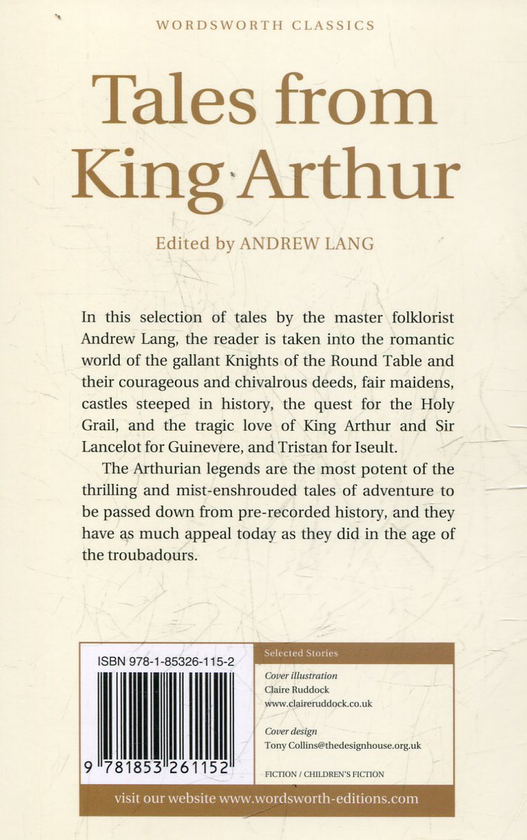 Бумажная книга «Tales From King Arthur», автор Эндрю Ланг - фото №1