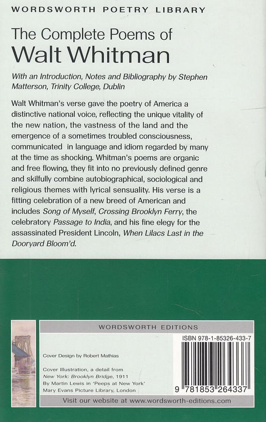 [object Object] «The Complete Poems of Walt Whitman», автор Уолт Уитмен - фото №3 - миниатюра