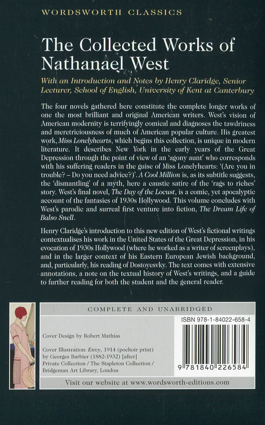 Бумажная книга «The Collected Works of Nathanael West», автор Натанаэл Уэст - фото №1