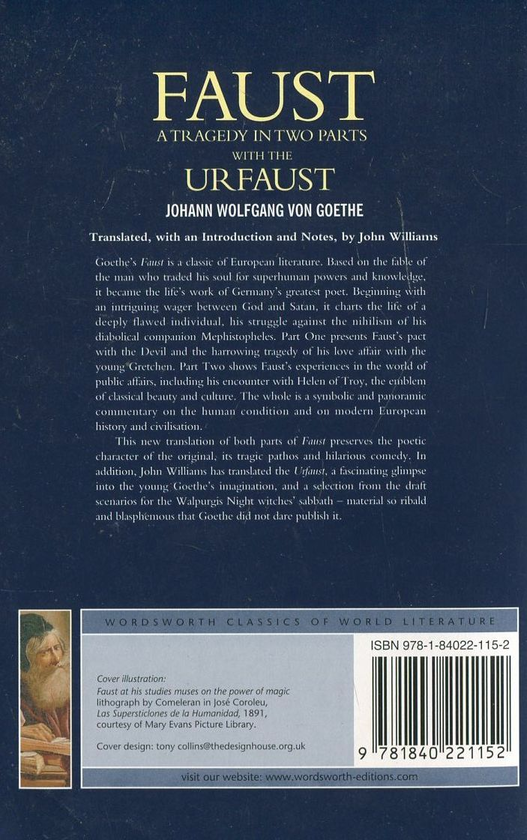 [object Object] «Faust - A Tragedy in Two Parts and the Urfaust», автор Иоганн Вольфганг Гёте - фото №3 - миниатюра