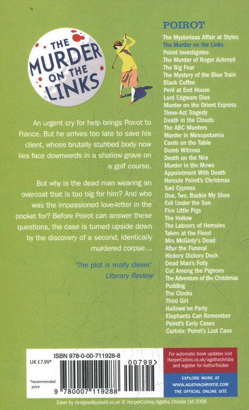 Бумажная книга «The Murder on the Links», автор Агата Кристи - фото №1