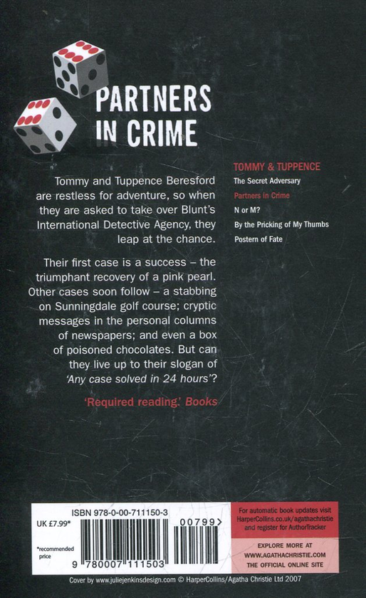 Бумажная книга «Partners In Crime», автор Агата Кристи - фото №1