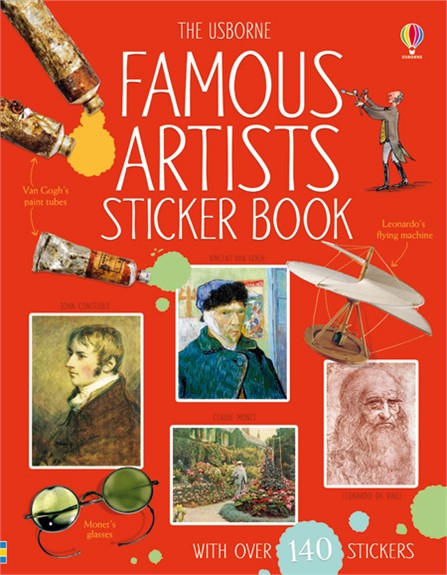 Паперова книга «Famous Artists. Sticker Book», автор Меган Кулліс - фото №1