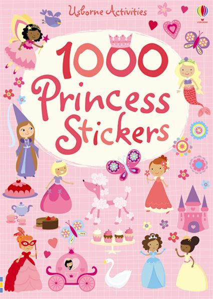 Паперова книга «1000 Princess Stickers», автор Люсі Боумен - фото №1