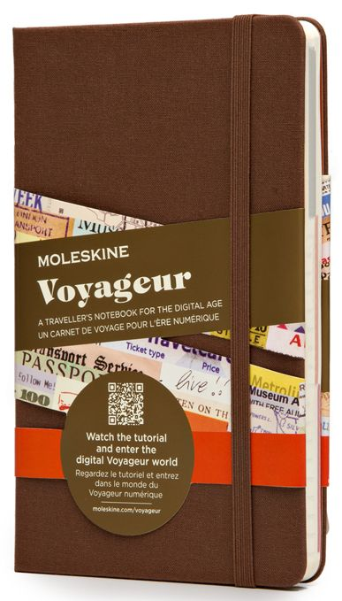 undefined «Записная книжка путешественника Moleskine Voyageur Твердый переплет коричневая (978-88-6732-615-0#VN001P4F)», бренда Moleskine - фото №1