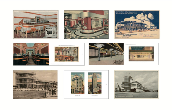Паперова книга «Art Deco Postcards», автор Патрісія Байер - фото №1