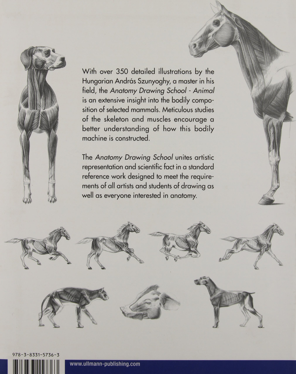 Паперова книга «Anatomy Drawing School 2: Animals», авторів Андраш Суньогі, Джорджи Фехер - фото №1
