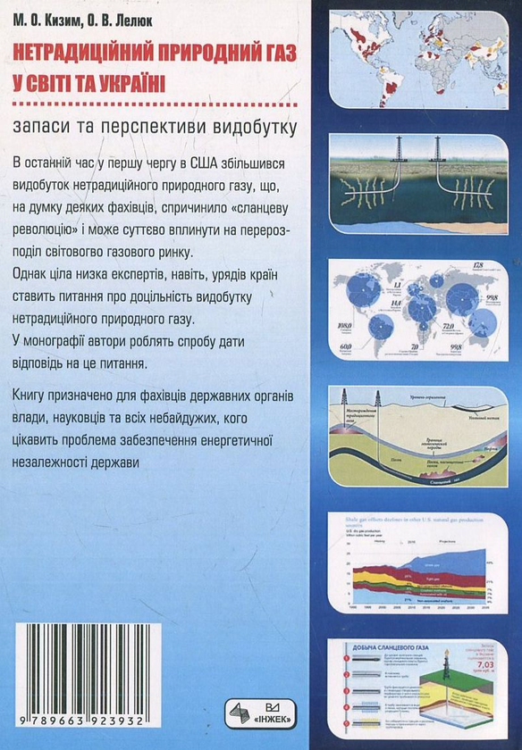 Паперова книга «Нетрадиційний природний газ у світі та Україні: запаси та перспективи видобутку», авторів Микола Кизим, Олексій Лелюк - фото №1