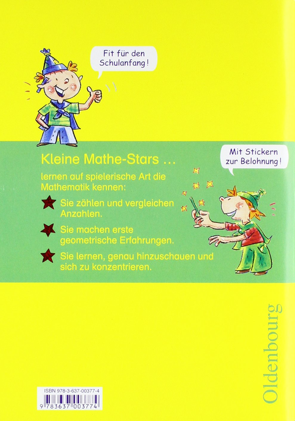 Паперова книга «Kleine Mathe-Stars 1. Fur Mathe Einsteiger», авторів Вернер Хатт, Стефан Кобр, Урсула Кобр - фото №1