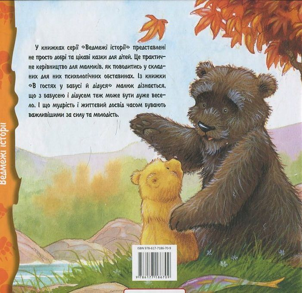 Бумажная книга «В гостях у бабусі й дідуся», авторов Хейди Ховартс, Даниэль Ховартс - фото №1