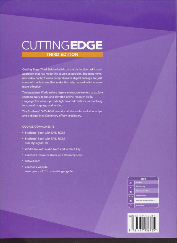 [object Object] «Cutting Edge Upper Intermediate Students' Book (+ DVD-ROM)», авторів Пітер Мур, Джонатан Бігрейв, Сара Каннінгем - фото №3 - мініатюра