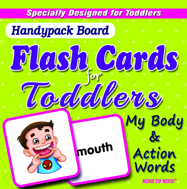Бумажная книга «Handypack Bord Flashcards for Toodlers 3 years. My Body & Action Words» - фото №1