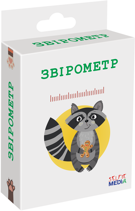  «Настольная игра Selfie Media Звірометр (4823091305689)», бренда Selfie Media - фото №1