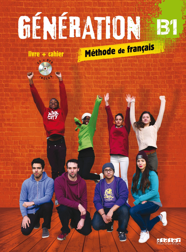 Бумажная книга «Generation B1 Livre + Cahier + CD mp3 + DVD » - фото №1