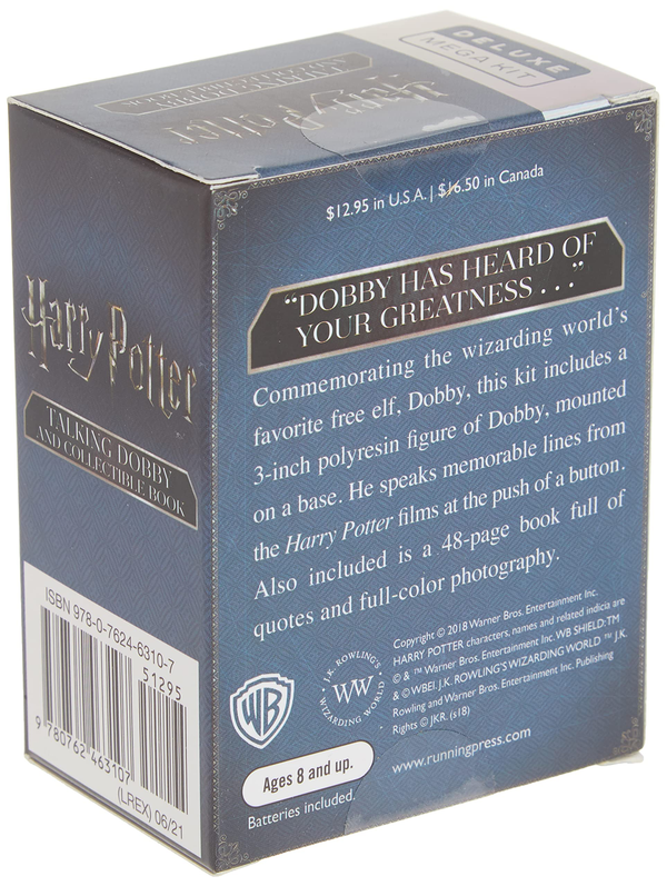 Паперова книга «Harry Potter Talking Dobby and Collectible Book» - фото №1
