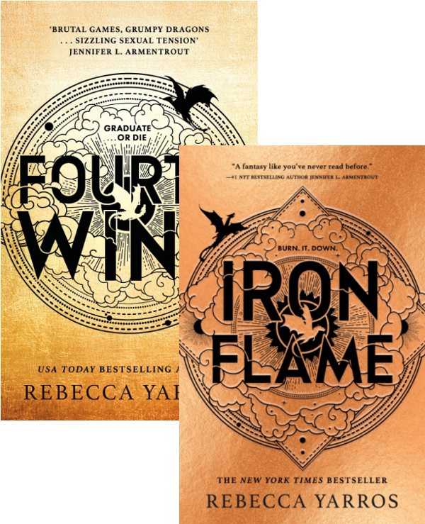 Бумажная книга «Fourth Wing і Iron Flame (комплект із 2 книг)», автор Ребекка Яррос - фото №1