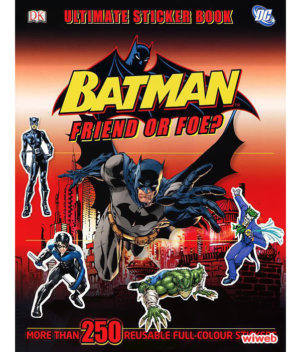 Бумажная книга «Ultimate Sticker Book: Batman. Friend or Foe?» - фото №1