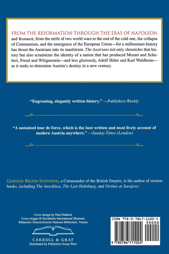 Бумажная книга «The Austrians», автор Гордон Брук-Шепард - фото №1